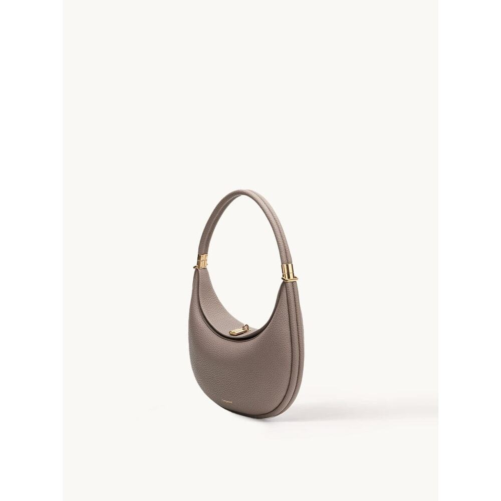 Songmont Women's Walnut Leather Luna Shoulder Bag Four Ways To Wear